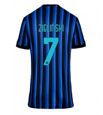 Inter Milan Piotr Zielinski #7 Hjemmebanetrøje Dame 2025-26 Kortærmet